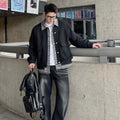 WASHED DRAPE STRAIGHT JEANS st5057